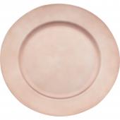 Decostar™ Plastic Charger Plate 13" - Rose Gold - 24 Pieces