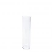 Decostar™ Plastic Cylinder Container 15" - 12 Pieces - Clear