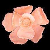 20" DecoStar™ Deluxe Super Rose Foam Flower -  Peach/Light Pink