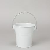 Decostar™ "Metal Pail Bucket 4¼"" -  24 Pieces - White