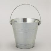 Decostar™ Metal Pail Bucket 5½ "- Silver - 12 Pieces