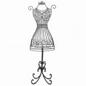 Decostar™ Wrought Iron Dress 30" - Black