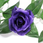 Decostar™ Artificial Rose Garland 78" Purple