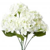 Decostar™ Artificial Hydrangea Bouquet 22½" - Ivory
