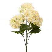 Artificial Hydrangea Bouquet 22½" Light Champagne