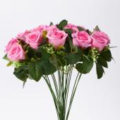 Decostar™ Artificial Rose Bud Bouquet 18" Pink