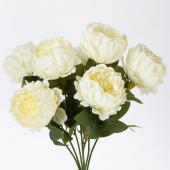Decostar™ Artificial Cabbage Rose 20" Ivory