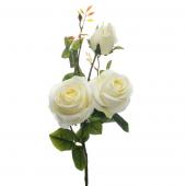 Decostar™ Artificial Rose Branch 31 x 7"  White