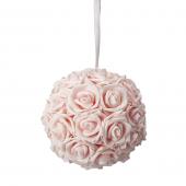 Foam Rose Ball 8" - 12 Pieces - Blush