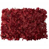 Artificial Flower Mat 24" - Burgundy