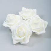 Decostar™ Foam Rose 3" - 12 Roses - Ivory