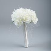 Decostar™ Foam Bouquet 11"   Ivory