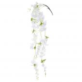 55" White Hanging Artificial Flower Branch