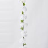 White 68" Artificial Flower Garland