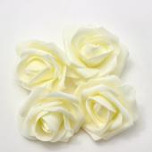 Decostar™ Foam Rose 2 3/8" - 50 Piece Bag - Ivory