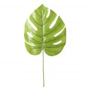 Artificial Monstera Leaves - (12 Pieces) - 8" x 24" - Light Green