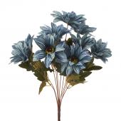 Artificial African Daisies Sunflower 18" - Blue