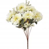 Artificial Chrysanthemum Flower 19" - White