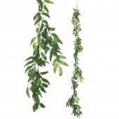 Artificial Weeping Willow Garland 72" - Green