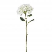 Artificial Single Stem Hydrangea Flower 43" - White