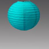 Decostar™ Paper Lantern 8" - Aqua - 36 Pieces