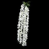 45" White Artificial Flower Spray