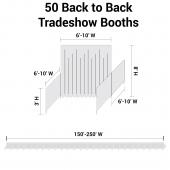Trade Show Booth Package - 50 "Back-to-Back" Trade Show Booths