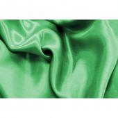 Sleek Satin Tablecloths 90" Square - Kelly Green