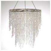 Decostar™ Crystal Iridescent Diamond Cut Chandelier Short Three Layered