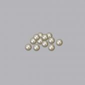 Decostar™ 1lb Bag - Pearl Beads No Hole For Table Scatters - Round 12mm - Ivory