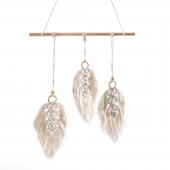 Macrame Feather Wall Hanging