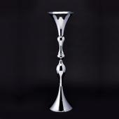 Decostar™ Mermaid Shaped Vase Wedding Table Centerpieces 39" - Silver