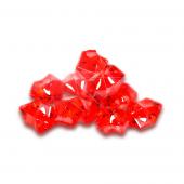 Decostar™ Acrylic Crystal Ice Décor Red - 12 Bags