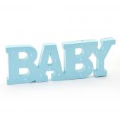 Decostar™ Wooden LED Marquee "Baby" - Blue
