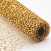 Decorative Mesh Roll - 19" x 5 Yards -  Gold