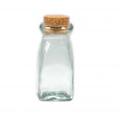 Decostar™ Glass Bottle with Cork Stopper 4 1/8" - 96 Pieces