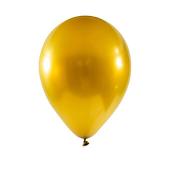 Chrome Latex Balloon 10" 50pc/bag - Gold