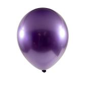 Chrome Latex Balloon 12" 50pc/bag - Purple