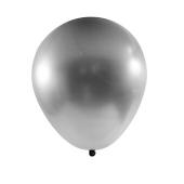 Chrome Latex Balloon 18" 10pc/bag - Silver