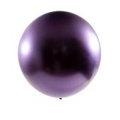 Chrome Latex Balloon 36" 2pc/bag - Purple