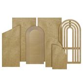 The "Andrew" Chiara 7 Piece Collapsing Wall Panel Set