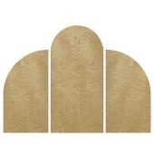 The "Danielle" Chiara 3 Piece Collapsing Wall Panel Set