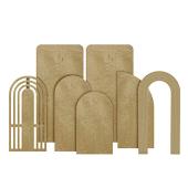 The "James" Chiara 7 Piece Collapsing Wall Panel Set