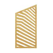 Large Left Leaning Angled Slatted Chiara Wall Panel - Select Your Size!