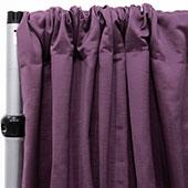 Royal Slub Drape Panel - 100% Polyester - Cabernet