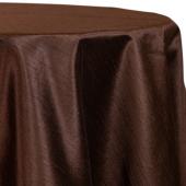 Coffee - Shantung Satin “Capri” Tablecloth - Many Size Options