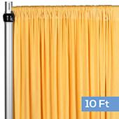 4-Way Stretch Spandex Drape Panel - 10ft Long - Canary Yellow