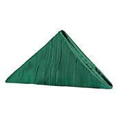 Accordion Crushed Taffeta Napkin - 20"x20" - Emerald Green