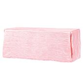Accordion Crushed Taffeta - 90"x156" Rectangular Tablecloth - Pink