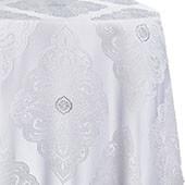 Royal Belle Tablecloth by Eastern Mills - White - Many Size Options